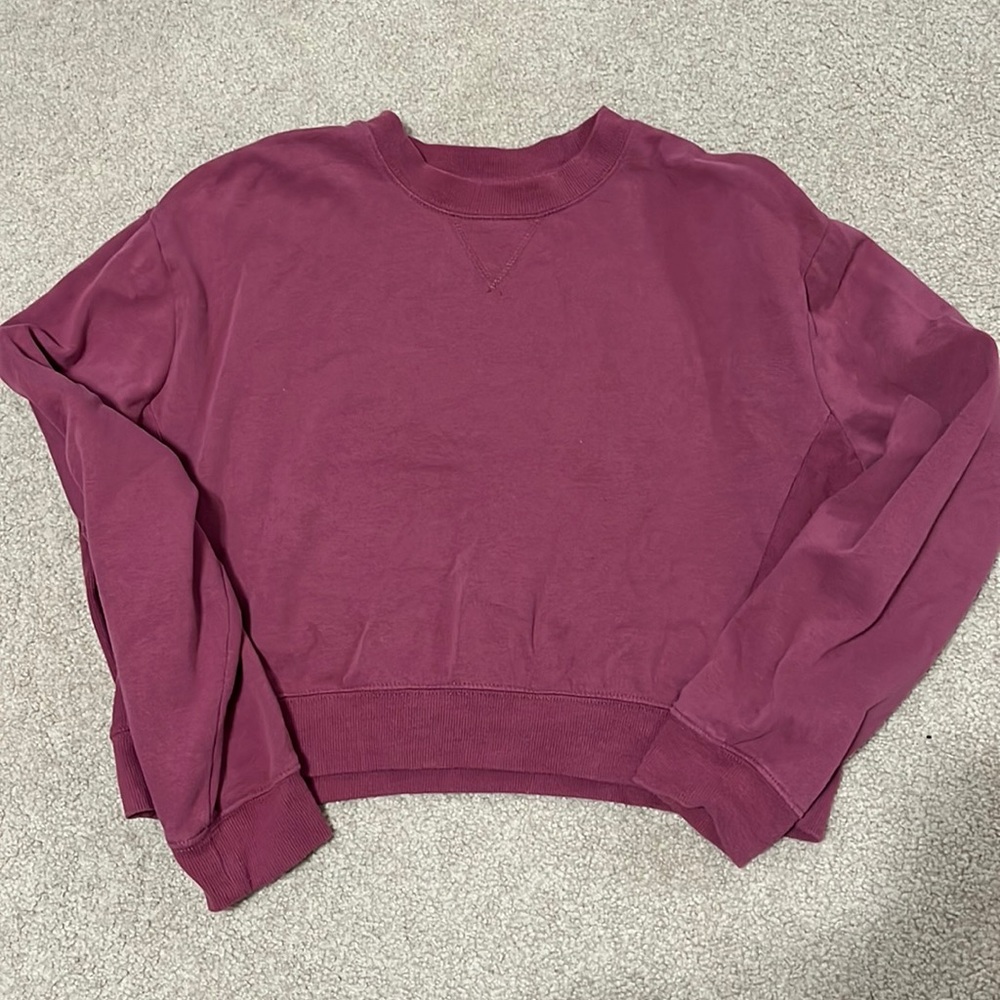 Pink crop sweatshirt